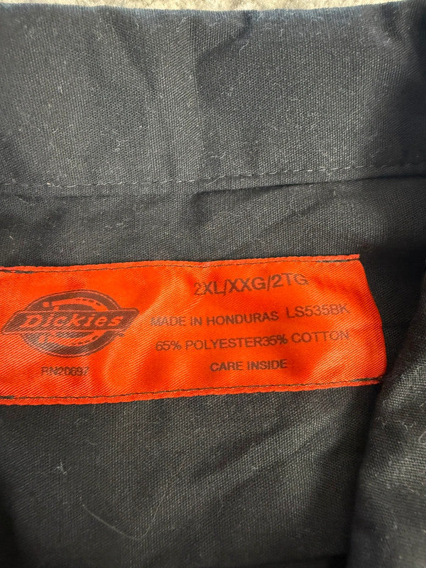 Chemise Dickies manches courtes large baggy design streetwear y2k hip-hop fait main taille XXL n•463