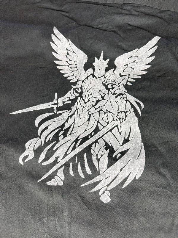 Chemise Dickies à manches courtes large baggy design streetwear y2k hip-hop fait main taille L n•465