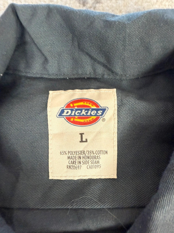 Chemise Dickies à manches courtes large baggy design streetwear y2k hip-hop fait main taille L n•465