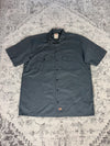 Chemise Dickies à manches courtes large baggy design streetwear y2k hip-hop fait main taille L n•465