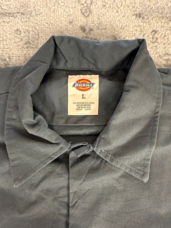 Chemise Dickies à manches courtes large baggy design streetwear y2k hip-hop fait main taille L n•465