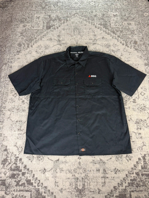 Chemise Dickies manches courtes large baggy design streetwear y2k hip-hop fait main taille XXL n•466