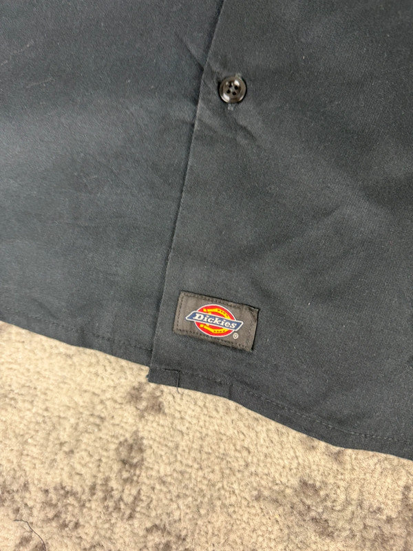 Chemise Dickies manches courtes large baggy design streetwear y2k hip-hop fait main taille XXL n•466