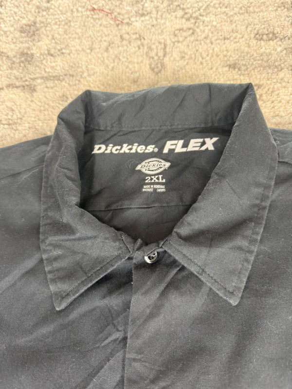 Chemise Dickies manches courtes large baggy design streetwear y2k hip-hop fait main taille XXL n•466