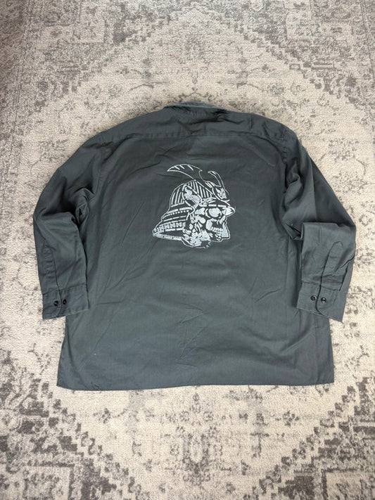 Chemise Dickies large baggy design streetwear y2k hip-hop fait main taille XXL n•468