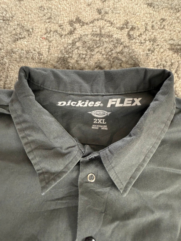 Chemise Dickies large baggy design streetwear y2k hip-hop fait main taille XXL n•468