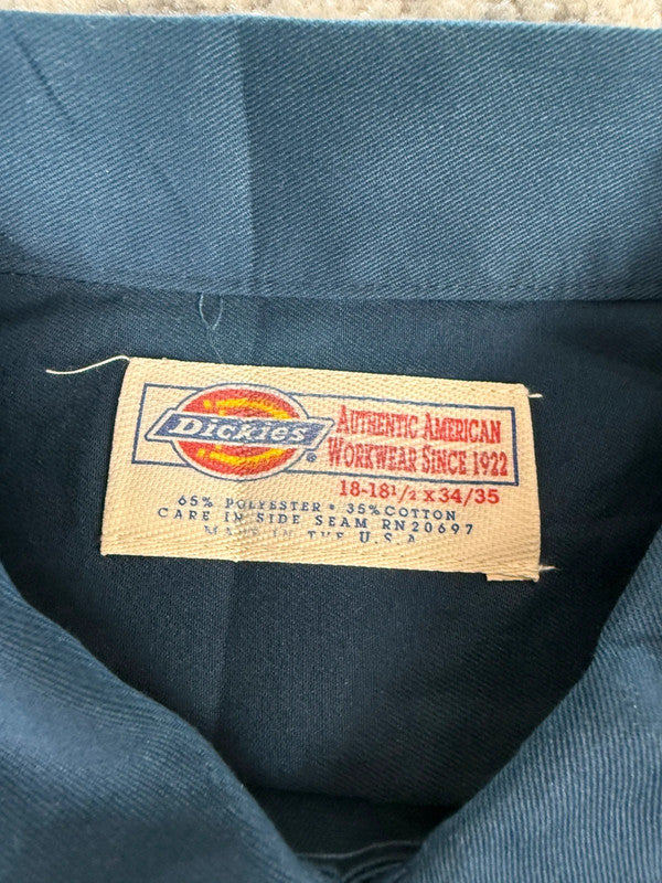 Chemise Dickies large baggy design streetwear y2k hip-hop fait main taille XXL n•469