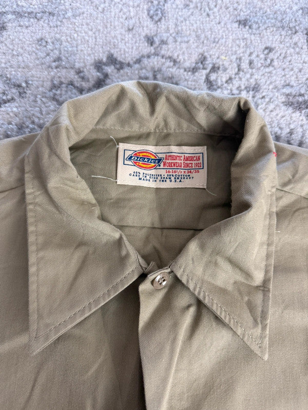 Chemise Dickies large baggy design streetwear y2k hip-hop fait main taille XXL n•470