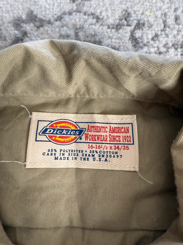 Chemise Dickies large baggy design streetwear y2k hip-hop fait main taille XXL n•470