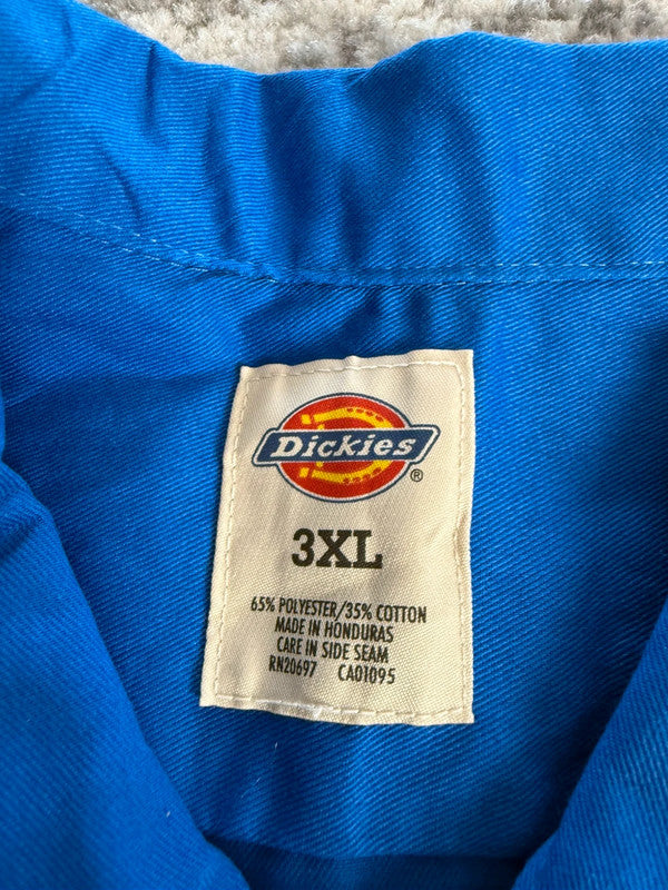 Chemise Dickies manche courte large baggy design streetwear y2k hip-hop fait main taille XXXL n•471
