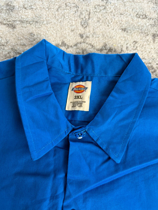 Chemise Dickies manche courte large baggy design streetwear y2k hip-hop fait main taille XXXL n•471