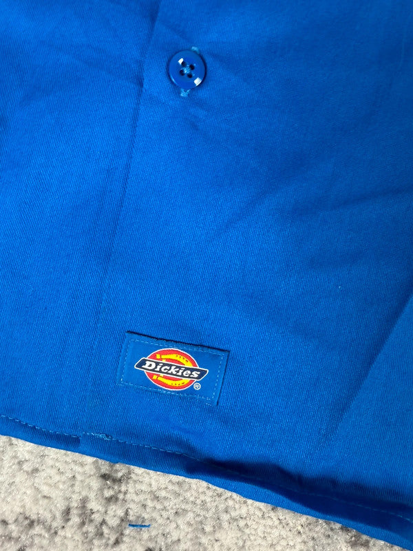 Chemise Dickies manche courte large baggy design streetwear y2k hip-hop fait main taille XXXL n•471
