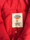 Chemise Dickies à manches courtes large baggy design streetwear y2k hip-hop fait main taille L n•472