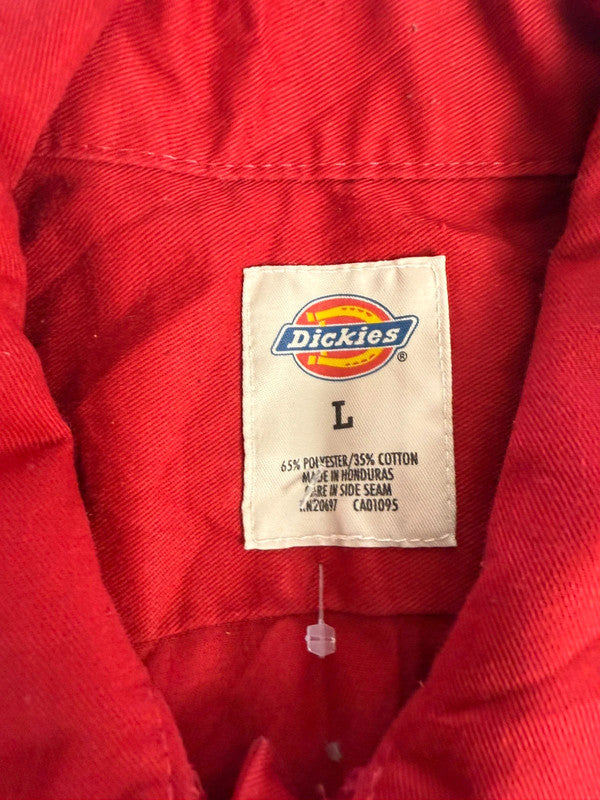 Chemise Dickies à manches courtes large baggy design streetwear y2k hip-hop fait main taille L n•472