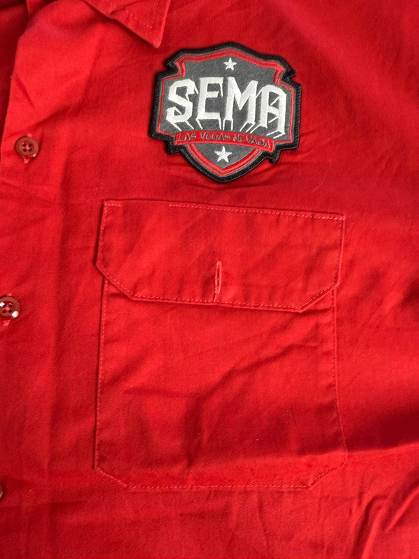 Chemise Dickies à manches courtes large baggy design streetwear y2k hip-hop fait main taille L n•472