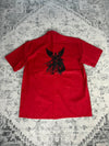 Chemise Dickies à manches courtes large baggy design streetwear y2k hip-hop fait main taille L n•472