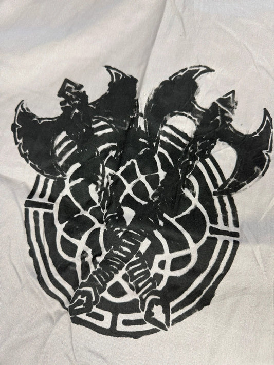 Chemise Dickies manches courtes large baggy design streetwear y2k hip-hop fait main taille XXL n•473