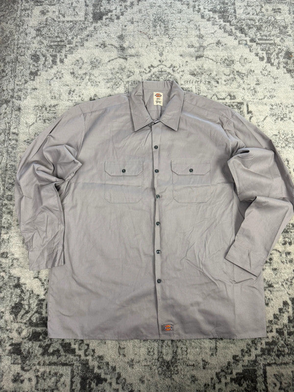 Chemise Dickies manches courtes large baggy design streetwear y2k hip-hop fait main taille XXL n•473