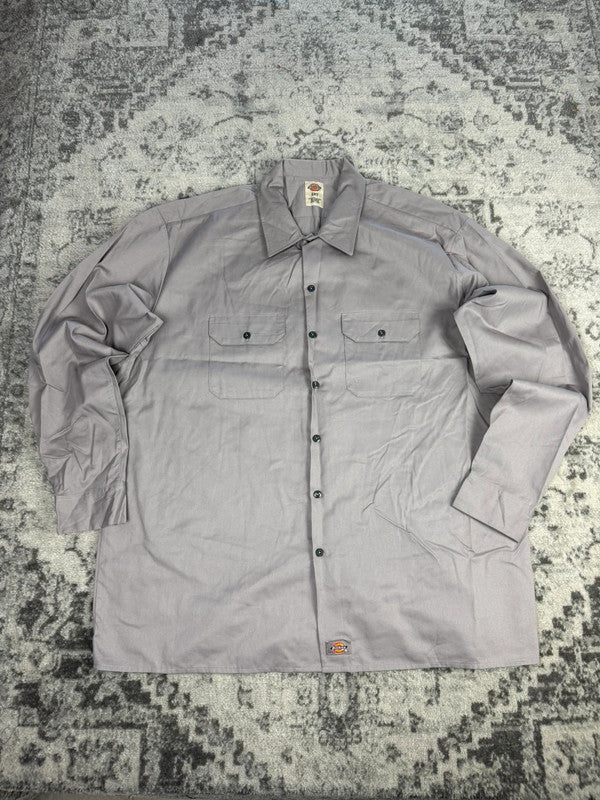 Chemise Dickies manches courtes large baggy design streetwear y2k hip-hop fait main taille XXL n•473