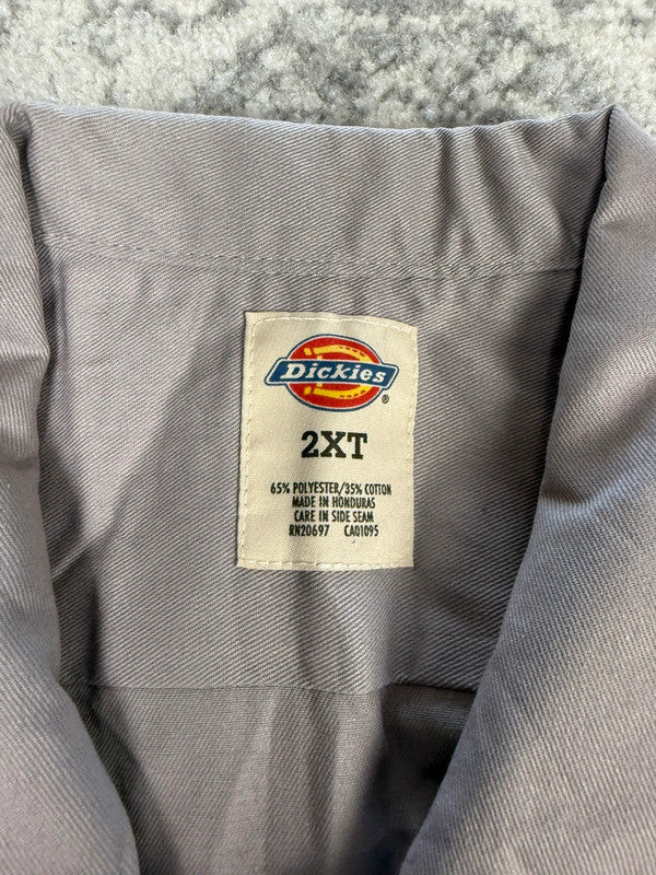 Chemise Dickies manches courtes large baggy design streetwear y2k hip-hop fait main taille XXL n•473