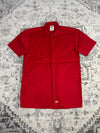 Chemise Dickies à manches courtes large baggy design streetwear y2k hip-hop fait main taille S n•475