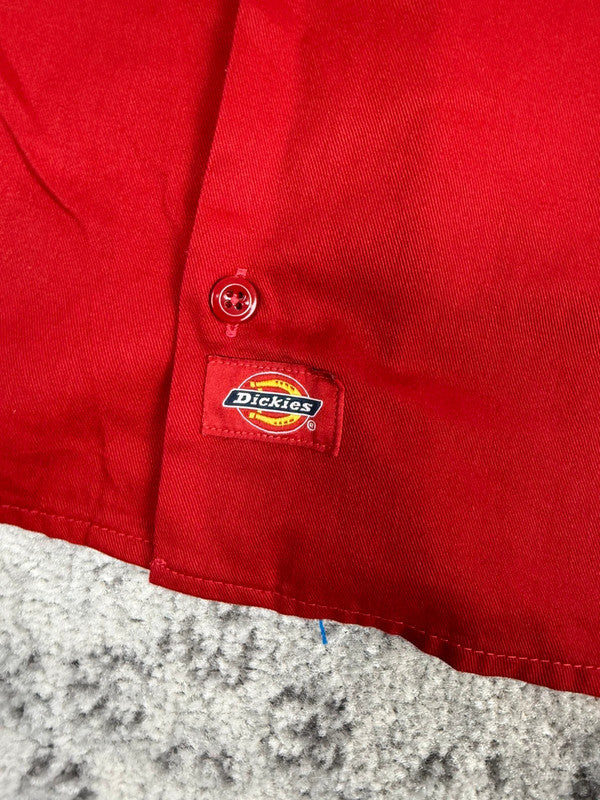 Chemise Dickies à manches courtes large baggy design streetwear y2k hip-hop fait main taille S n•475