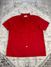Chemise Dickies manches courtes large baggy design streetwear y2k hip-hop fait main taille XXL n•476