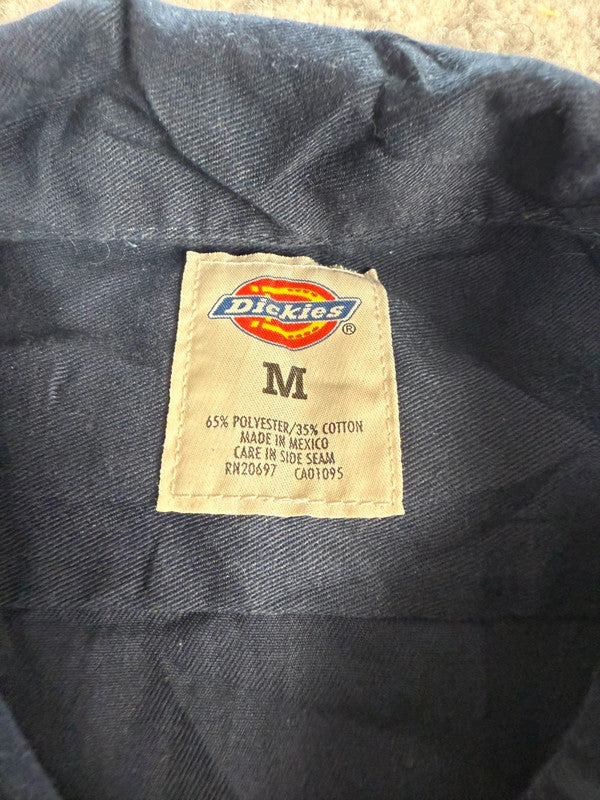 Chemise Dickies à manches courtes large baggy design streetwear y2k hip-hop fait main taille M n•477