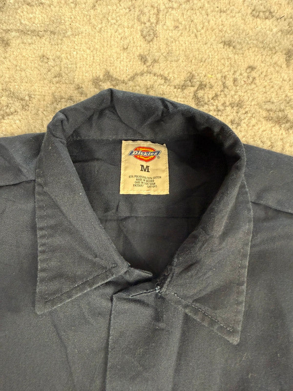 Chemise Dickies à manches courtes large baggy design streetwear y2k hip-hop fait main taille M n•477