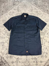 Chemise Dickies à manches courtes large baggy design streetwear y2k hip-hop fait main taille M n•477