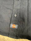 Chemise Dickies à manches courtes large baggy design streetwear y2k hip-hop fait main taille L n•479