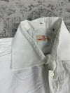 Chemise blanche design streetwear y2k hip-hop fait main taille XL n•485