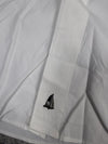 Chemise blanche design streetwear y2k hip-hop fait main taille XXL n•486