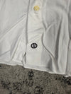 Chemise blanche design streetwear y2k hip-hop fait main taille M n•488