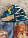 Manteau en tapisserie design unique vintage fait main upcyclé retravaillé tissé taille M n•446