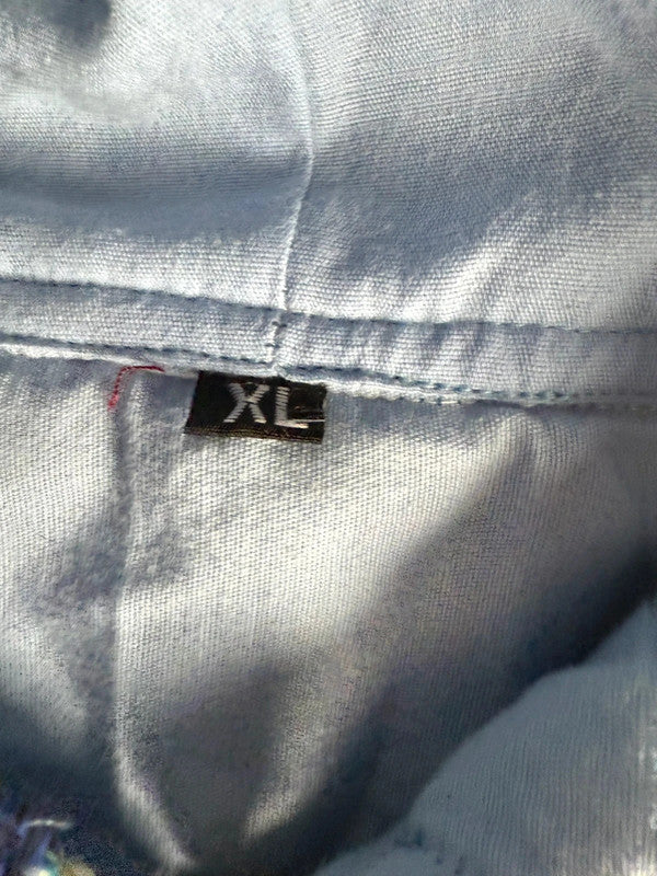 Manteau en tapisserie design unique vintage fait main upcyclé retravaillé tissé taille XL n•443