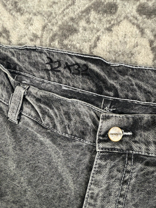 Pantalon baggy double knee 100% Cotton jean large Japanese streetwear JNCO y2k hip-hop taille 32US