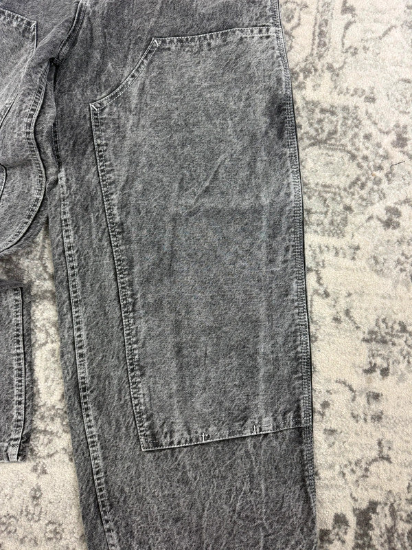 Pantalon baggy double knee 100% Cotton jean large Japanese streetwear JNCO y2k hip-hop taille 32US