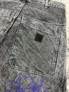 Pantalon baggy double knee 100% Cotton jean large Japanese streetwear JNCO y2k hip-hop taille 30US