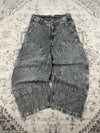 Pantalon baggy double knee 100% Cotton jean large Japanese streetwear JNCO y2k hip-hop taille 30US