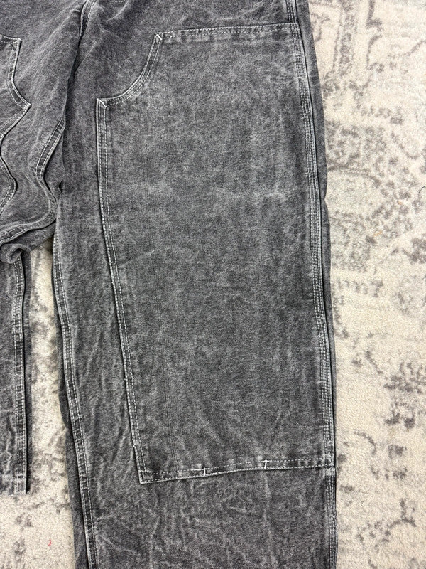Pantalon baggy double knee 100% Cotton jean large Japanese streetwear JNCO y2k hip-hop taille 30US