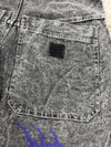 Pantalon baggy double knee 100% Cotton jean large Japanese streetwear JNCO y2k hip-hop taille 32US