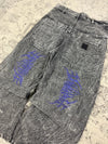 Pantalon baggy double knee 100% Cotton jean large Japanese streetwear JNCO y2k hip-hop taille 32US