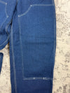Pantalon baggy double knee 100% Cotton jean large Japanese streetwear JNCO y2k hip-hop taille 32US
