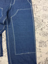 Pantalon baggy double knee 100% Cotton jean large Japanese streetwear JNCO y2k hip-hop taille 32US