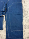 Pantalon baggy double knee 100% Cotton jean large Japanese streetwear JNCO y2k hip-hop taille 32US