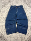 Pantalon baggy double knee 100% Cotton jean large Japanese streetwear JNCO y2k hip-hop taille 32US