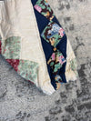 Veste en quilt crop style sportswear design unique vintage fait main upcyclé retravaillé n•627