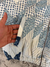 Veste en quilt crop style sportswear design unique vintage fait main upcyclé retravaillé n•630