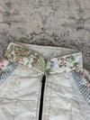 Veste en quilt crop style sportswear design unique vintage fait main upcyclé retravaillé n•633